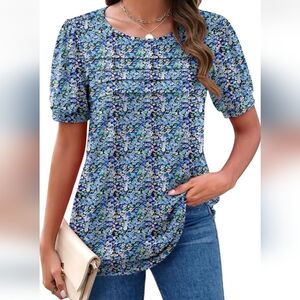 2/$15 Zeagoo Floral Top